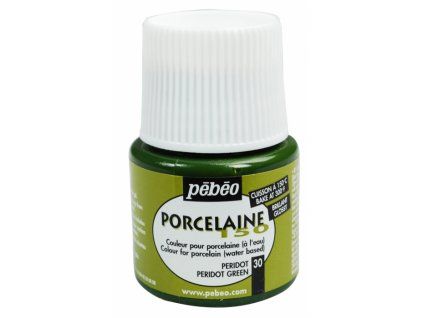 692 barva na porcelan a sklo porcelaine 150 45 ml zelena peridot