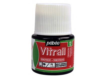barva na sklo pebeo vitrail 45ml 12