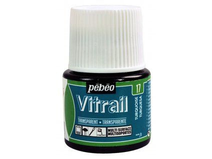 barva na sklo pebeo vitrail 45ml 17