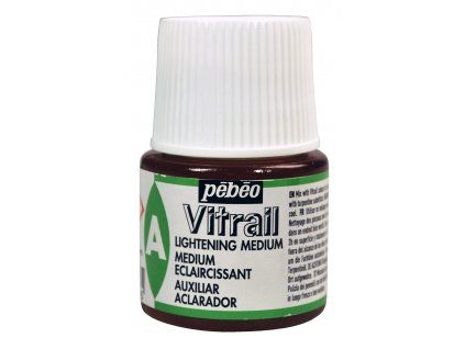 barva na sklo pebeo vitrail 45ml lightening medium
