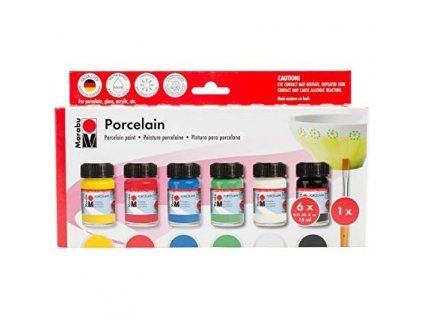 18348 marabu porcelain sada 6x15ml stetec