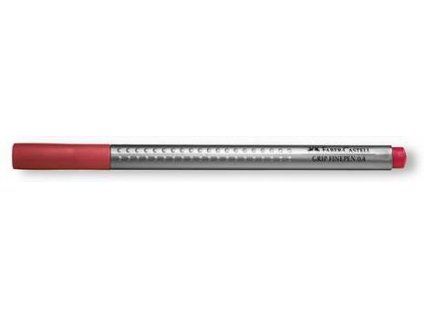 3986 2 popisovac faber castell finepen grip 0 4 mm hnedocerveny