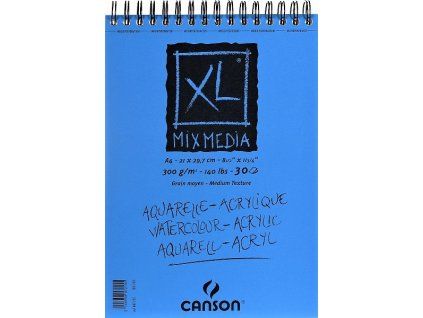 5747 canson xl mix media skicak a4 300g 30 listu