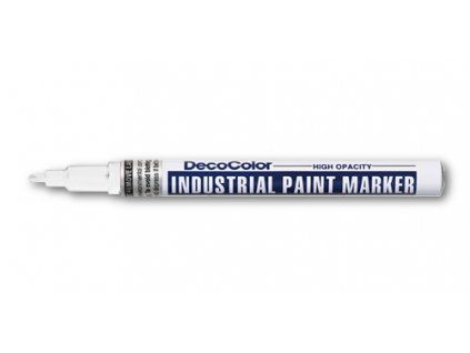 6221 1 lakovy popisovac deco color 1mm bily