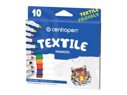 Sada 10 ks fixů na textil Centropen 2739