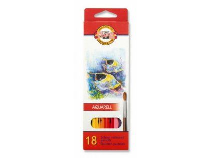 8192 1 akvarelove pastelky koh i noor 3717 sada 18 barev