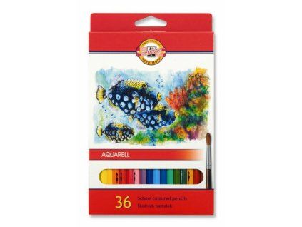 8204 1 akvarelove pastelky koh i noor 3719 sada 36 barev