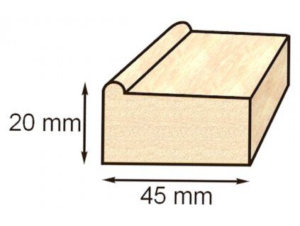 24321 blind ram smrkovy 150 cm