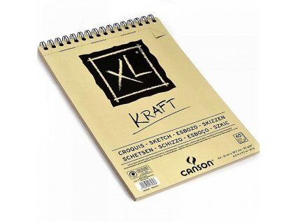 8738 skicak canson xl kraft a4 90g 60 listu