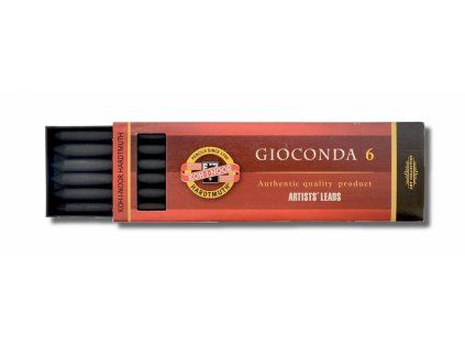 8897 1 umelecke tuhy 6 ks 5 6 mm krida cerna negro i