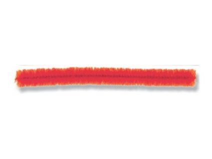 9776 plysovy drat 10 ks 8 mm 50 cm oranzovy