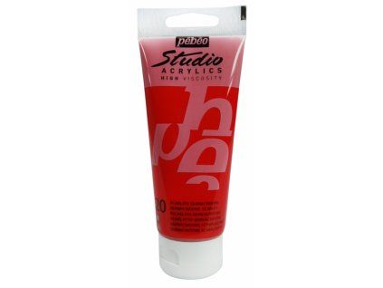 11756 akrylova barva pebeo studio acrylic 100 ml 020 sarlatova quinacridone