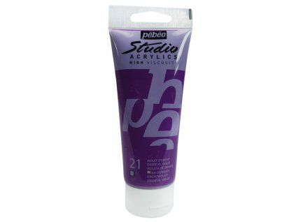 11759 akrylova barva pebeo studio acrylic 100 ml 021 fialova orientalni
