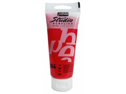 11894 akrylova barva pebeo studio acrylic 100 ml 354 cervenomodra iridescentni
