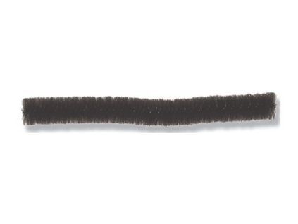 12107 plysovy drat 10 ks 8 mm 50 cm cerny