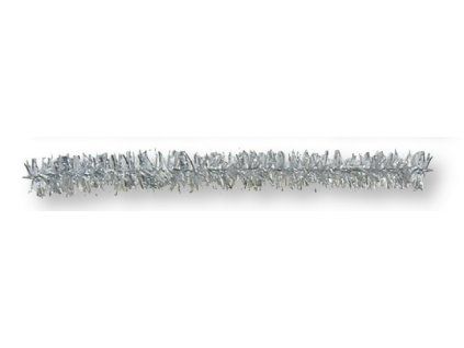 12110 plysovy drat 8 mm 50 cm stribrny