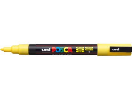 UNI POSCA PC 3M yellow. (2)