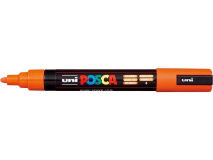 Akrylový popisovač Uni Posca PC-5M 1,8 až 2,5 mm, odstín sytě žlutá