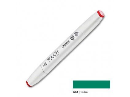 ShinHan Art Touch Brush designérský fix G54 Viridian, oboustranný alkoholový marker