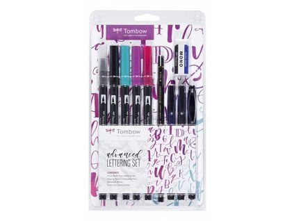 Tombow kaligrafická sada Advanced Lettering Set TLS-ADV 09433 pro pokročilý lettering