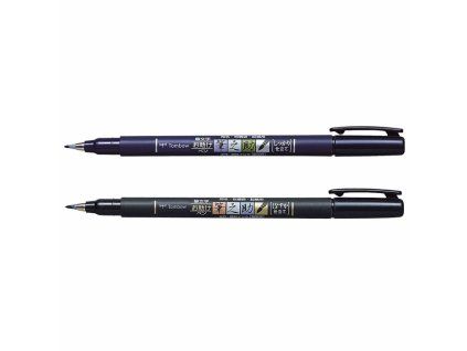 Tombow kaligrafický fix Hard Brush černý, tvrdý hrot pro kaligrafii a lettering
