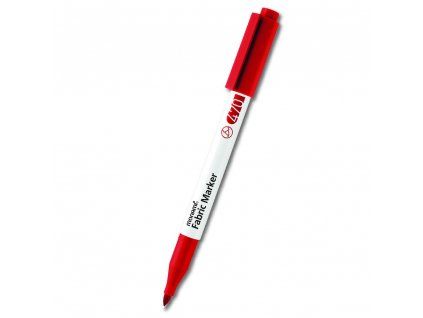 Fix na textil Monami Fabric Marker Brush, štětcový hrot, odstín červená