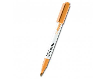 Fix na textil Monami Fabric Marker Brush, štětcový hrot, odstín tmavě žlutá