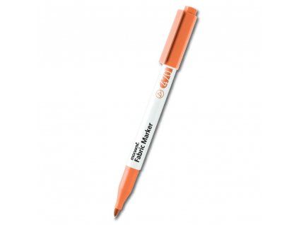 Fix na textil Monami Fabric Marker Brush, štětcový hrot, oranžová barva