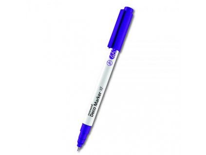 Akrylový fix Monami Deco Marker XF 0,7 mm, fialová barva, pigmentový popisovač na vodní bázi