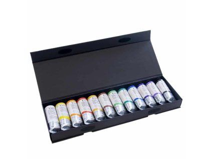 Souprava temperových barev Umton 12x35 ml, vysoce jakostní pigmenty, arabská guma