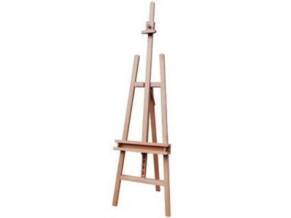 Ateliérový malířský stojan Picasso II se 2 policemi z bukového dřeva, výška 165 cm