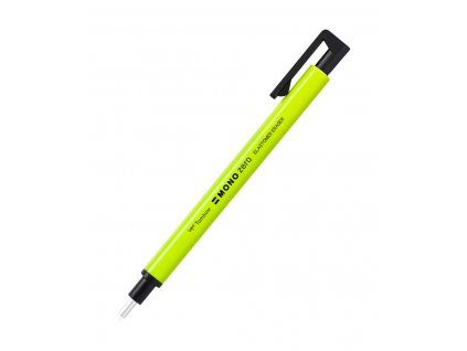 Tombow Mono Zero guma v tužce kulatá 2,3 mm, neonově žluté provedení