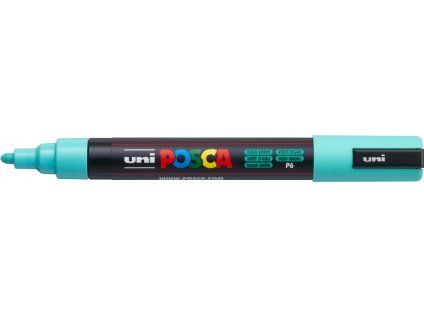 Akrylový popisovač Uni Posca PC-5M 1,8-2,5 mm, odstín zelená aqua