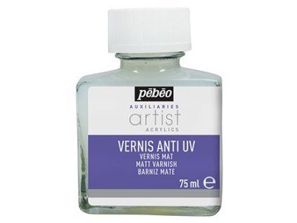Pébéo matný lak vodou ředitelný pro akrylové barvy, objem 75 ml
