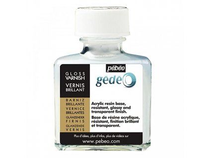 Pébéo Gédéo univerzální lesklý lak 75 ml, akrylová báze, vodou ředitelný