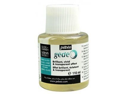 Pébéo Gédéo lesklý lak 110 ml pro finální nátěr pryskyřičných výrobků