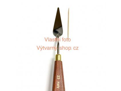 Malířská špachtle Jumanika 23, tvar slzy, rozměr 19x60 mm pro reliéfní malbu