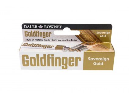 Zlatící pasta Daler-Rowney Goldfinger 22 ml, odstín Sovereign Gold, pravé zlato