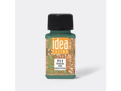 Maimeri Idea Patina měděnka zelená 60 ml, metalická barva pro patinování na vodní bázi