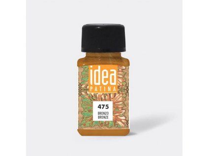 Maimeri Idea Patina bronzová metalická barva 60 ml na vodní bázi, neprůhledná
