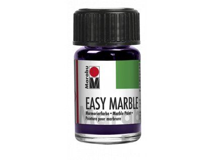 Mramorovací barva Marabu Easy Marble 15 ml, odstín fialová lilková