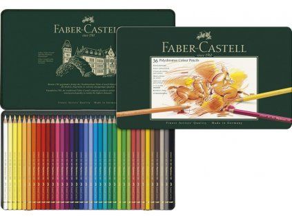 Faber-Castell Polychromos 110036 sada 36 uměleckých pastelek s olejovou bází