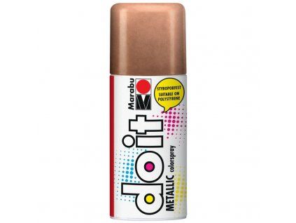 Marabu Do-It akrylová barva ve spreji, metalický odstín červené zlato 786