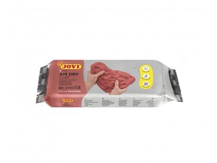Samotvrdnoucí hmota Jovi 250 g v barvě terracota, modelovací hmota pro děti i dospělé