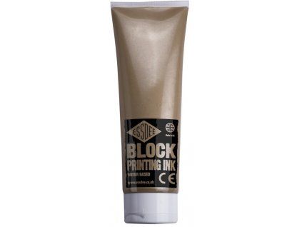 Linorytová barva Essdee 300 ml, metalická zlatá, na vodní bázi, vynikající krytí