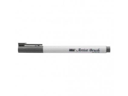Marvy Artist Brush fix se štětcovým hrotem 1100-12, odstín šedá, vodní báze