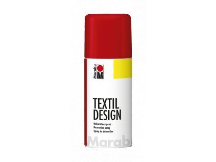 Marabu Textil Design spray 150 ml, barva na textil ve spreji, odstín cherry red 031