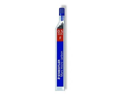 Tuhy do mikrotužky Staedtler Mars Micro Carbon 0,5 mm, tvrdost F, 12 ks