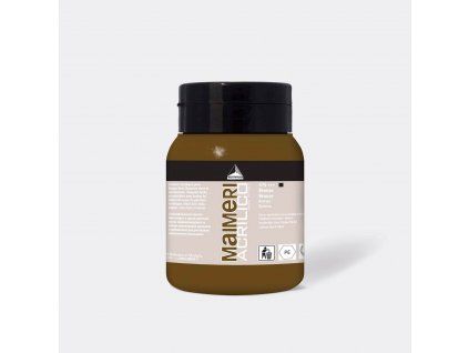 Akrylová barva Maimeri Acrilico 500 ml, metalický odstín bronzová