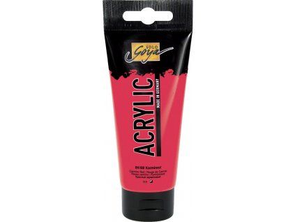 Akrylová barva Kreul Solo Goya 100 ml, odstín červená karmín, tuba s krémovou konzistencí